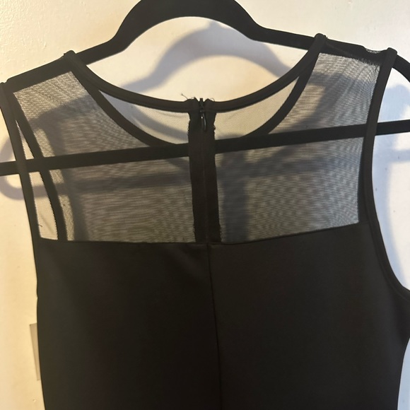 Kandy Kiss NWT Sweetheart Illusion Neckline Black Mini Dress Size 12 - Picture 7 of 9